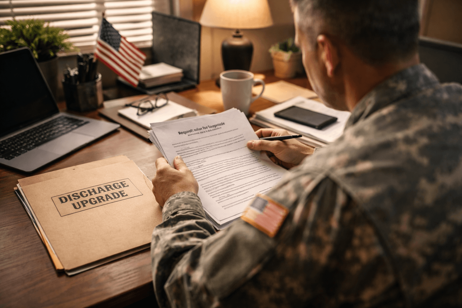 Image for Can You Upgrade Your Military Discharge After Leaving the Service?